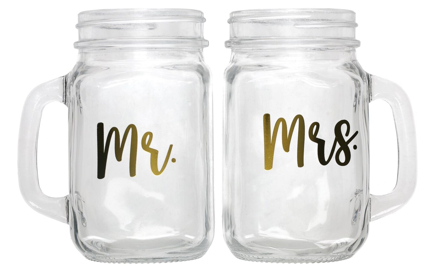 Celebrate Mason Jar Mr &#x26; Mrs Set