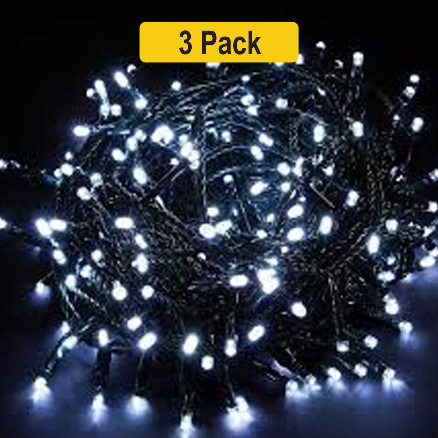 100 LED Green Wire Waterproof String Lights — 32ft Plug-in Outdoor Decor