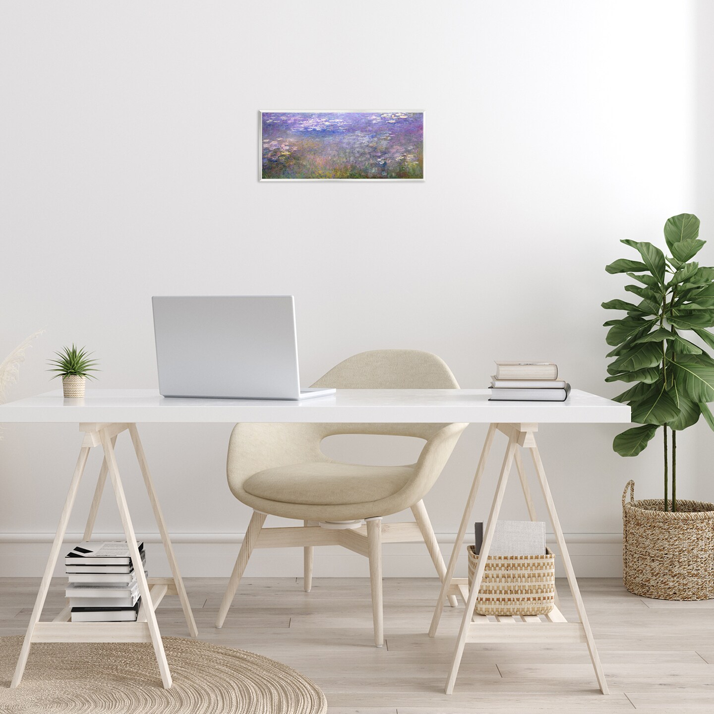 Stupell Industries Classic Monet Pond Lilies Wall Plaque Art Design by one1000paintings