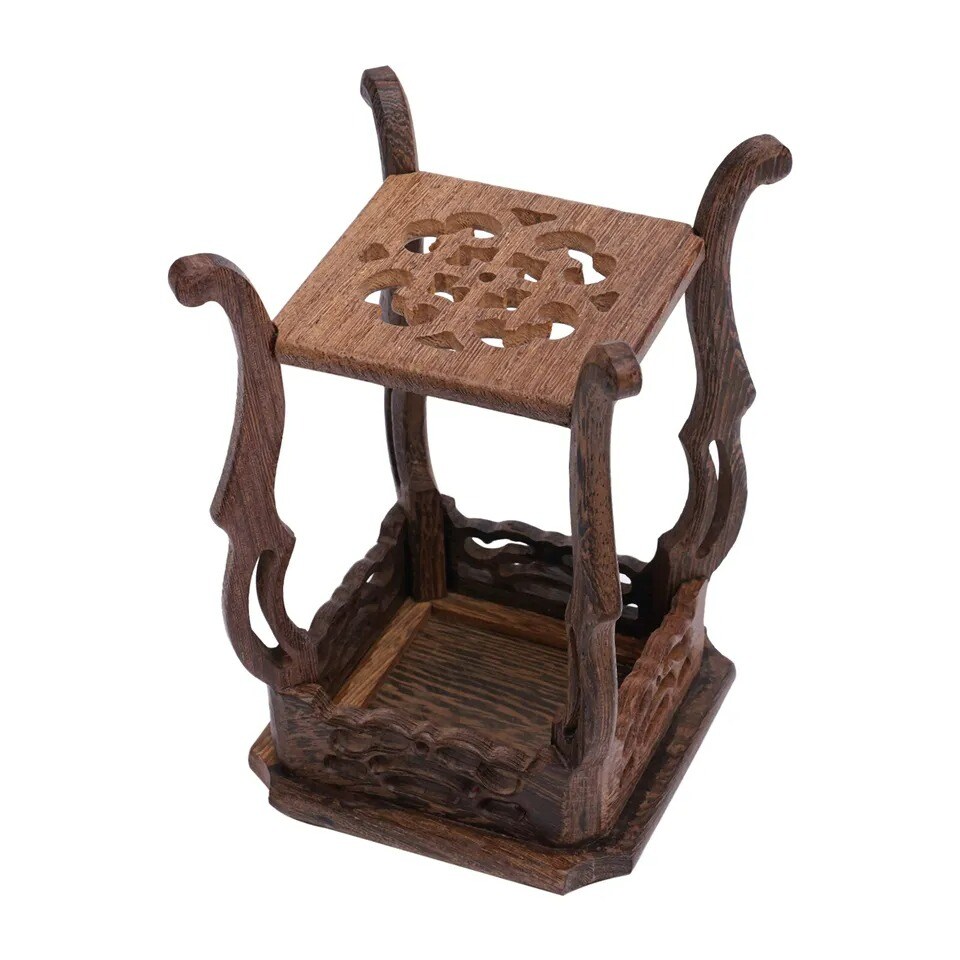 Vintage Wood Bonsai Base For Entryway Flower Pots Bonsai Display Base Decoration