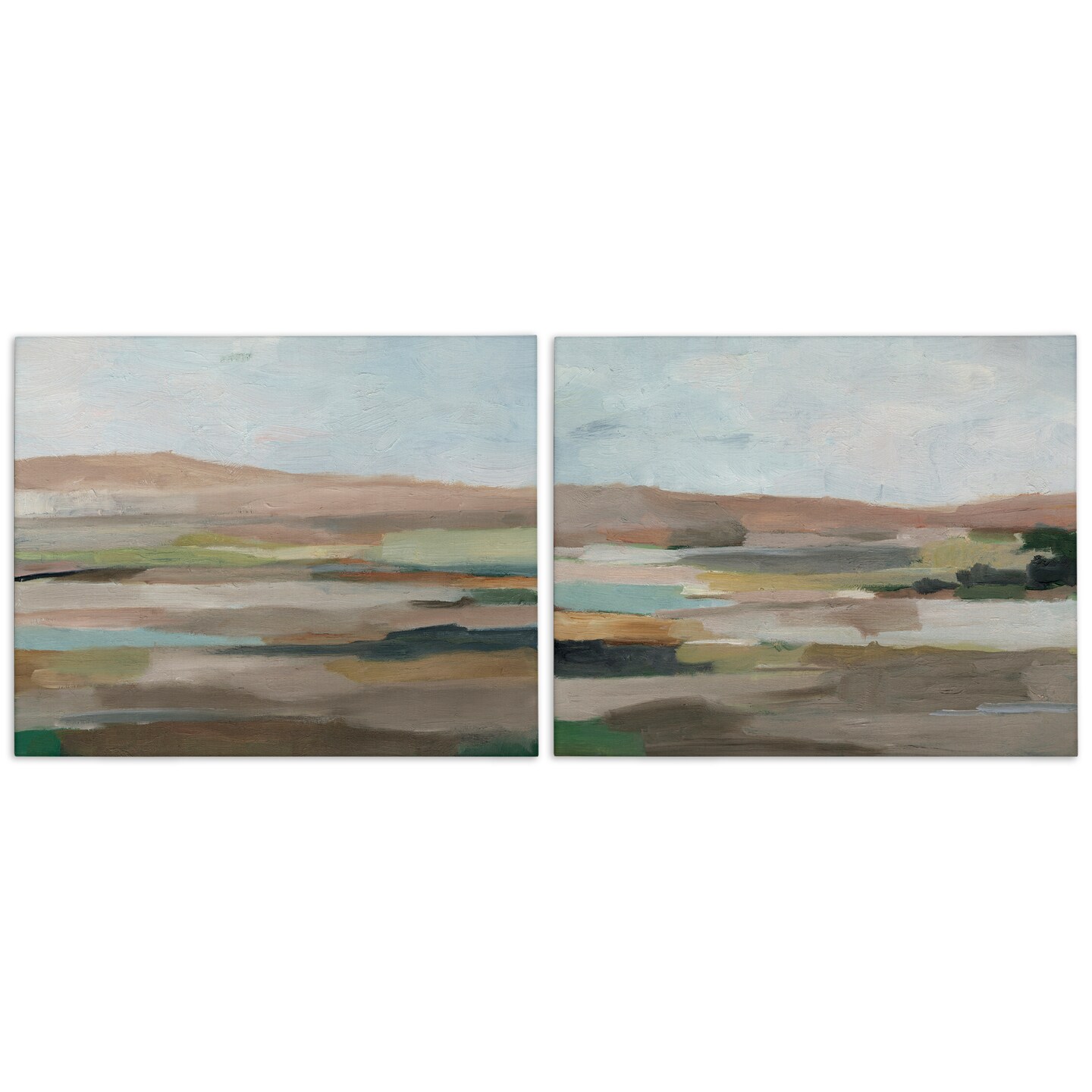 Stupell Industries Neutral Abstract Landscape 2 pc Canvas Wall Art Set Design by Ethan Harper