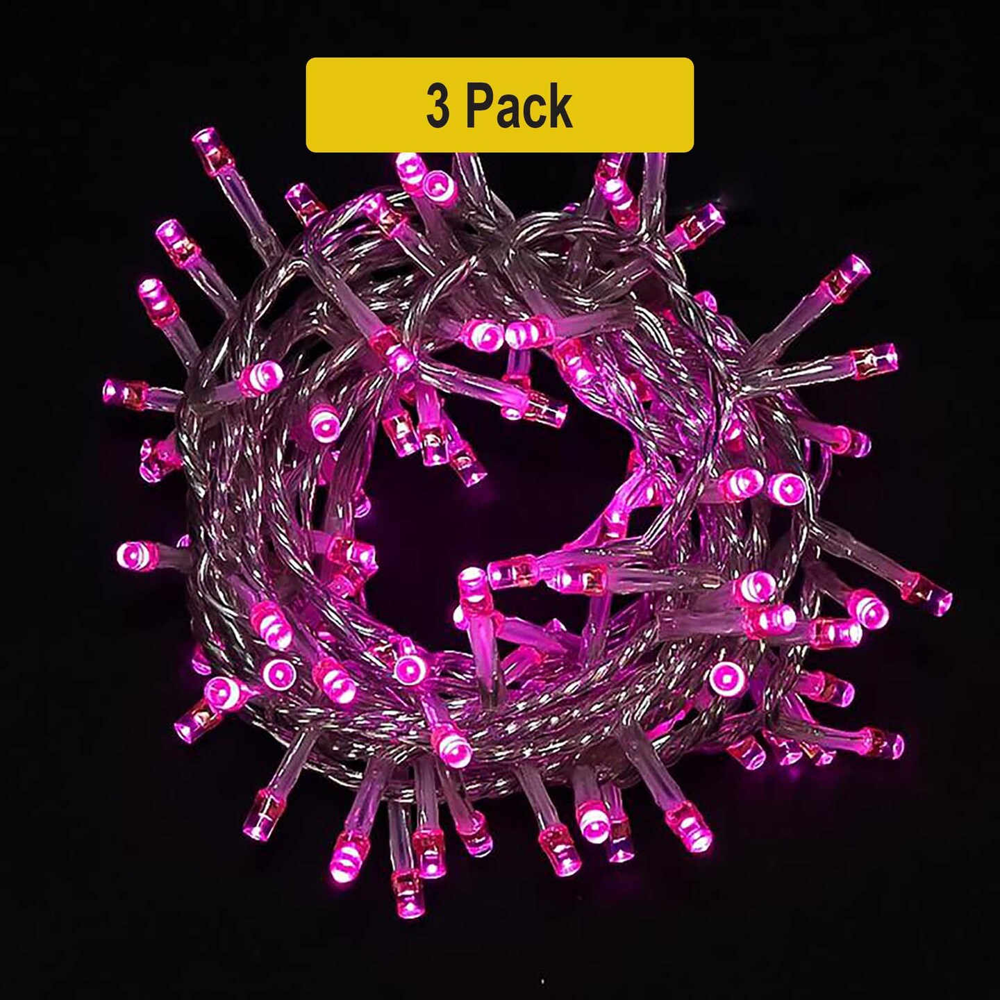 ローマピンク　LEDライト　今週末のみセール中 32 Ft 100 LED Multifunction Christmas Lights Clear Cable 8 Modes