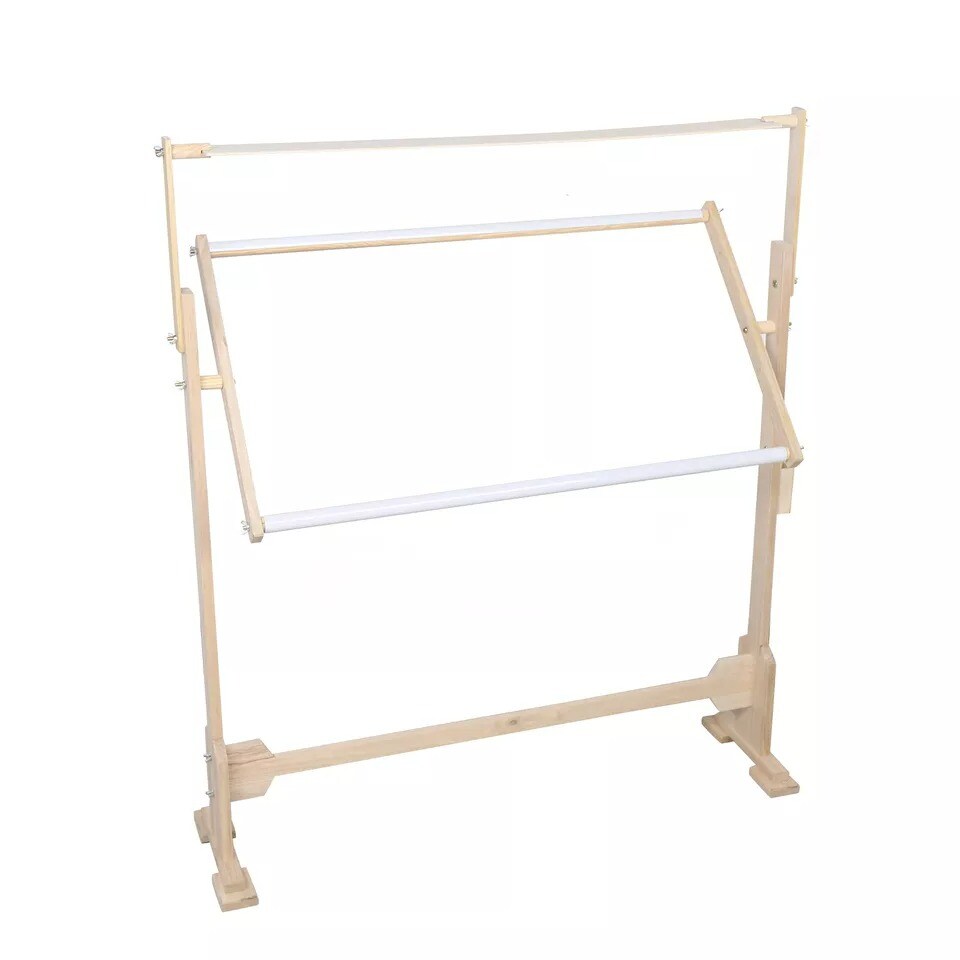 Cross Stitch Frame Stand Adjustable Hoop Sewing Needlework Embroidery Rack DIY