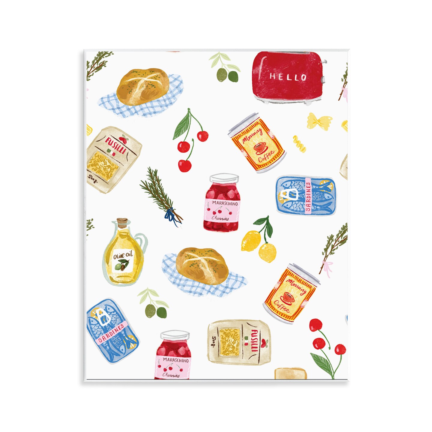 Stupell Industries Delicate Kitchen Delights Wall Plaque Art Design by Ilis Avil&#xE9;s