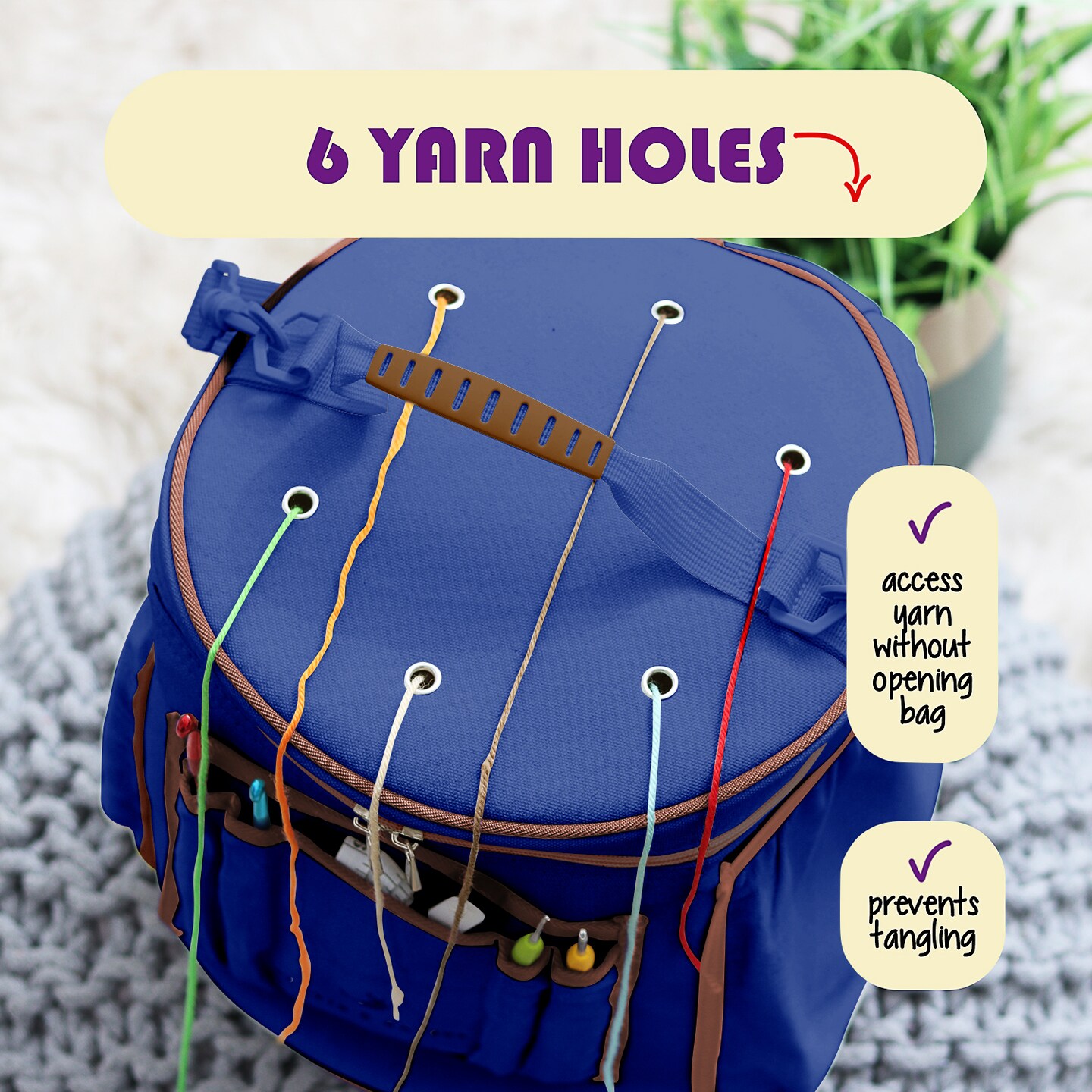 Hearth &#x26; Harbor Crochet Bag Organizer