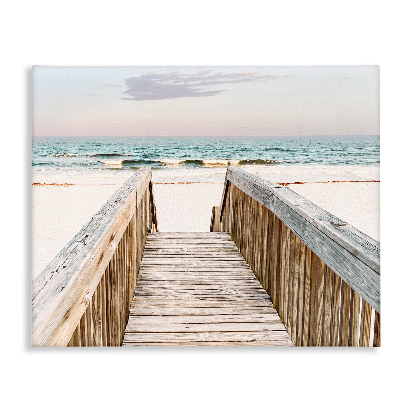 Stupell Industries Steps to Beach Shore Canvas Wall Art Design by Nan