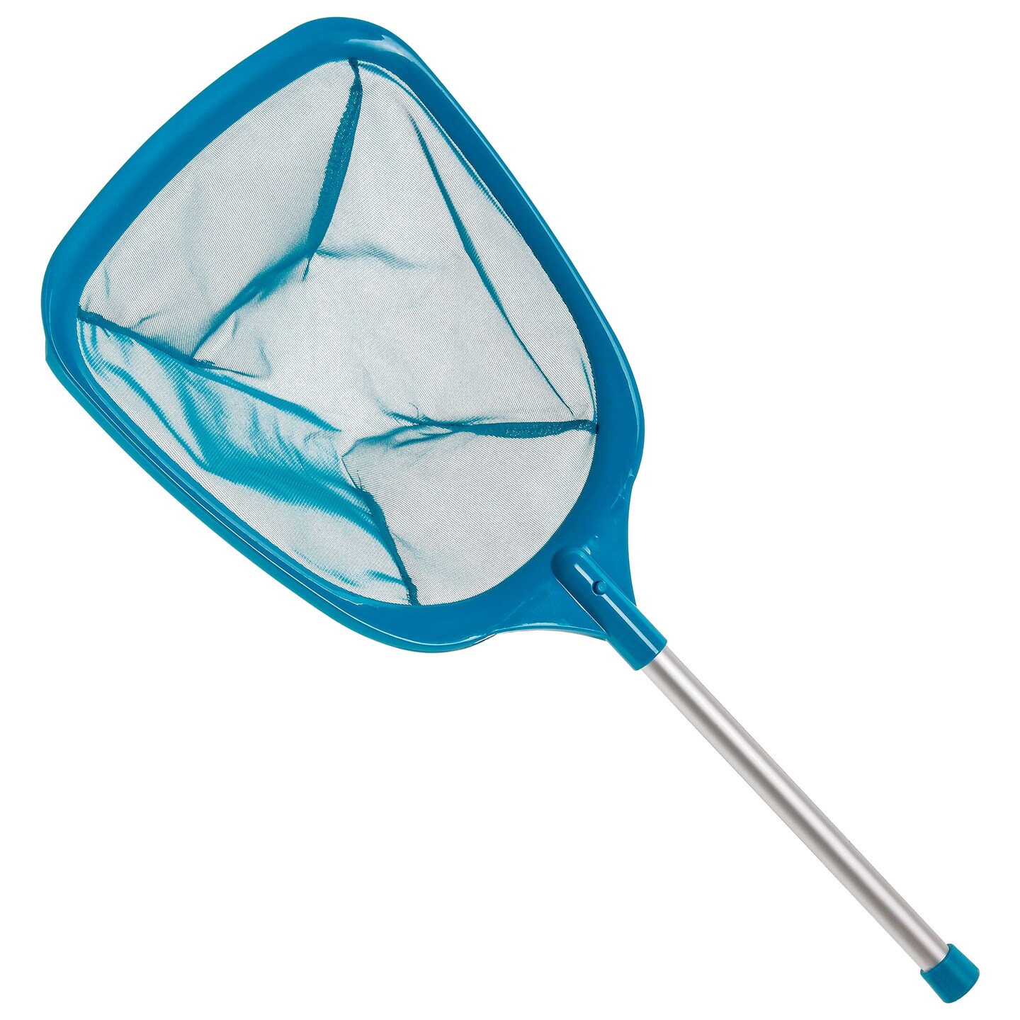 U.S. Pool Supply&#xAE; Professional Spa, Hot Tub, Pool Hand Leaf Skimmer Net with 12&#x22; Aluminum Pole - Deep Ultra Fine Mesh Netting Bag Basket, Clean the Finest Debris