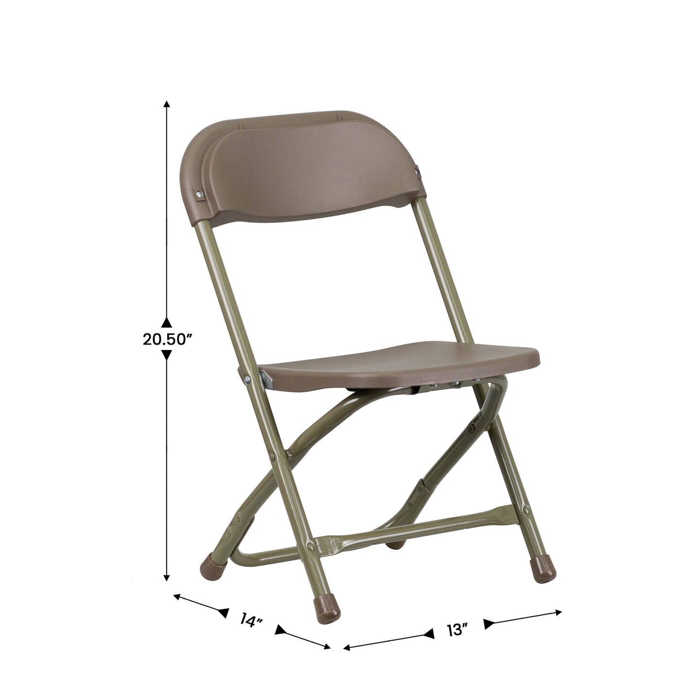 Emma and Oliver 2 Pack Kids Plastic Folding Chair Daycare Home School Furniture