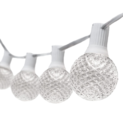 Perfect Holiday 10 LED BULB LIGHTS SET W/XMAS REFLECTOR, INDOOR, 30CM LEAD WIRE, 15CM BULB SPACING