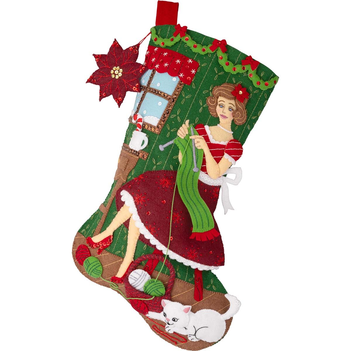 Bucilla  Holiday Knitting Stocking Kit