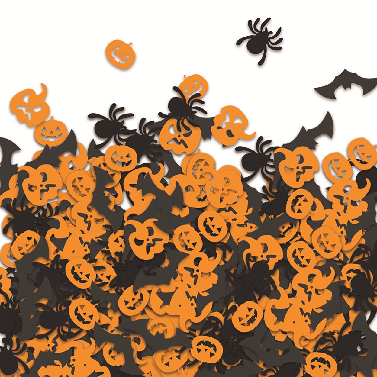 200Pcs Halloween Party Confetti Decoration Pumpkin Cat Witch Bat Spider Net Star Halloween Props Diy Table Wall Door