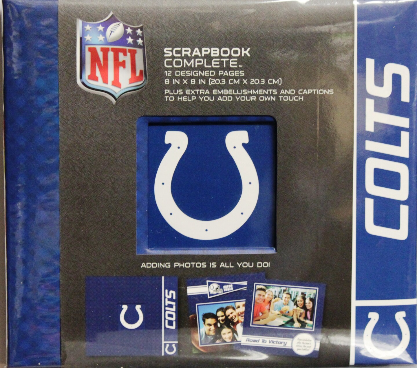 NFL Indianapolis Colts Complete 8 x 8 Officially Licensed Scrapbook