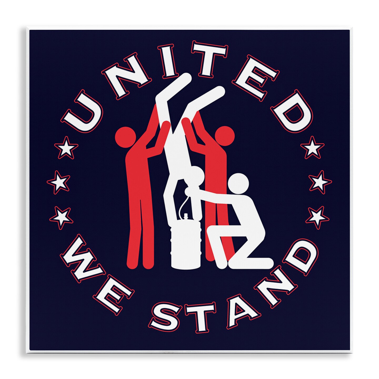 Stupell Industries Funny Keg Stand Wall Plaque Art Design by Jedco Brands, Inc.
