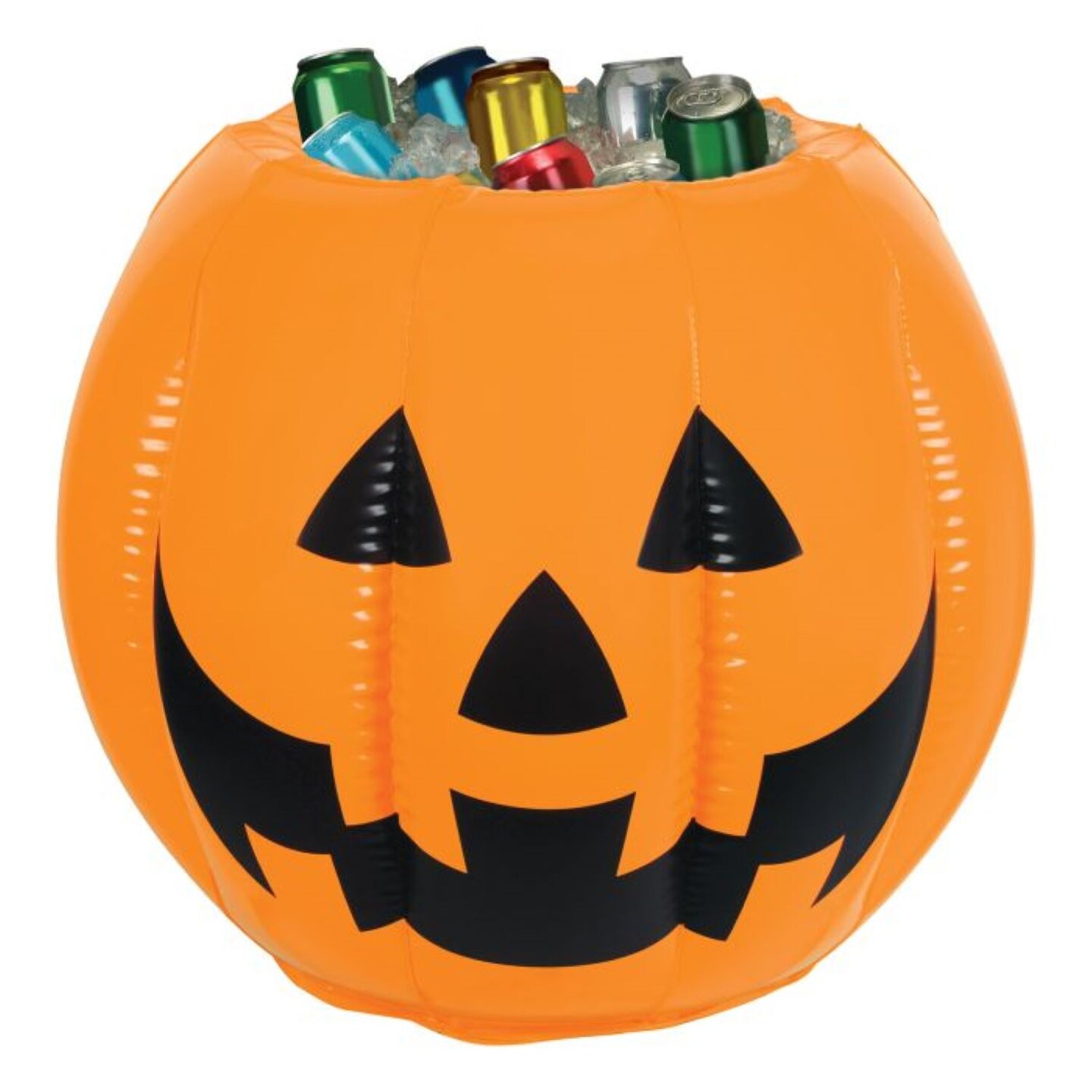 Beistle Inflatable Jack-O-Lantern Halloween Cooler - 22&#x22; - Pack of 6