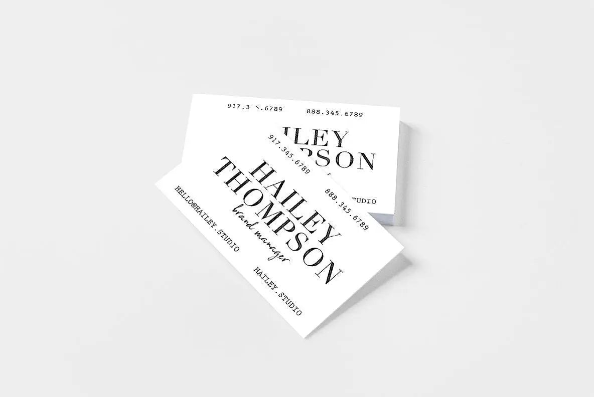 Business Card Stamp No. 8, Rubber Stamp,