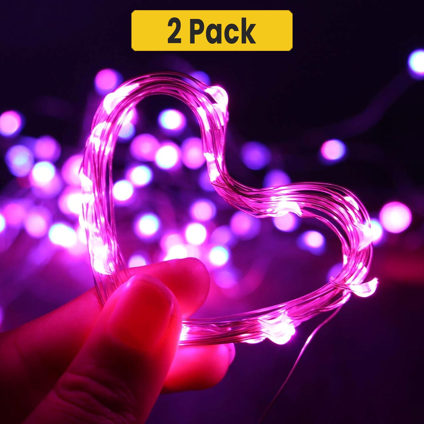 Waterfall Tree Lights with Plug, 6 Strands, 180 LEDs, Flexible Copper Wire