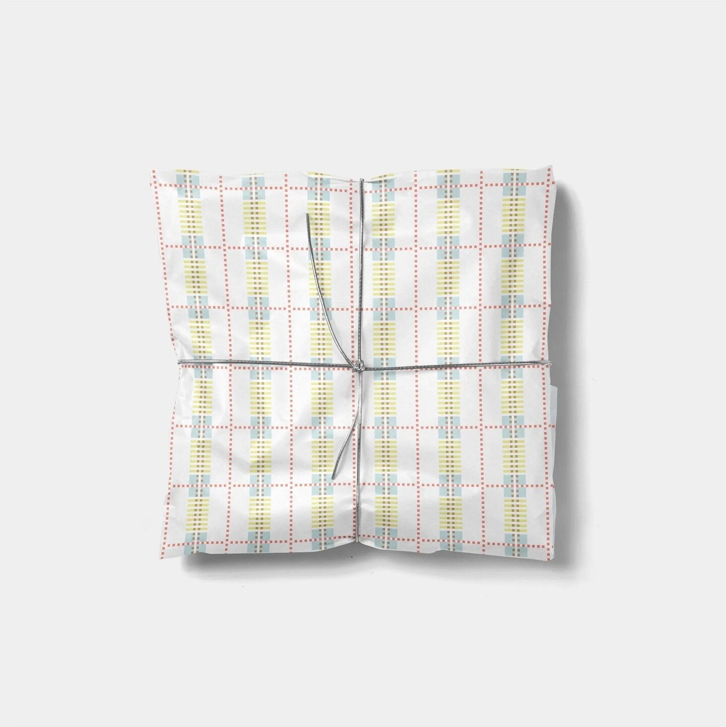 8-Bit Plaid Gift Wrap