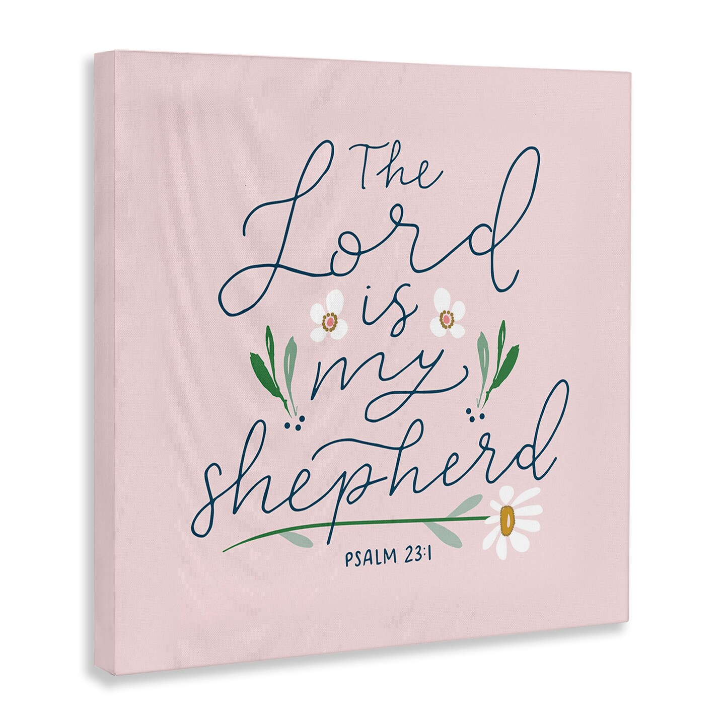 Stupell Industries Lord Is My Shepherd Canvas Wall Art Design by Blue Chair Blessing