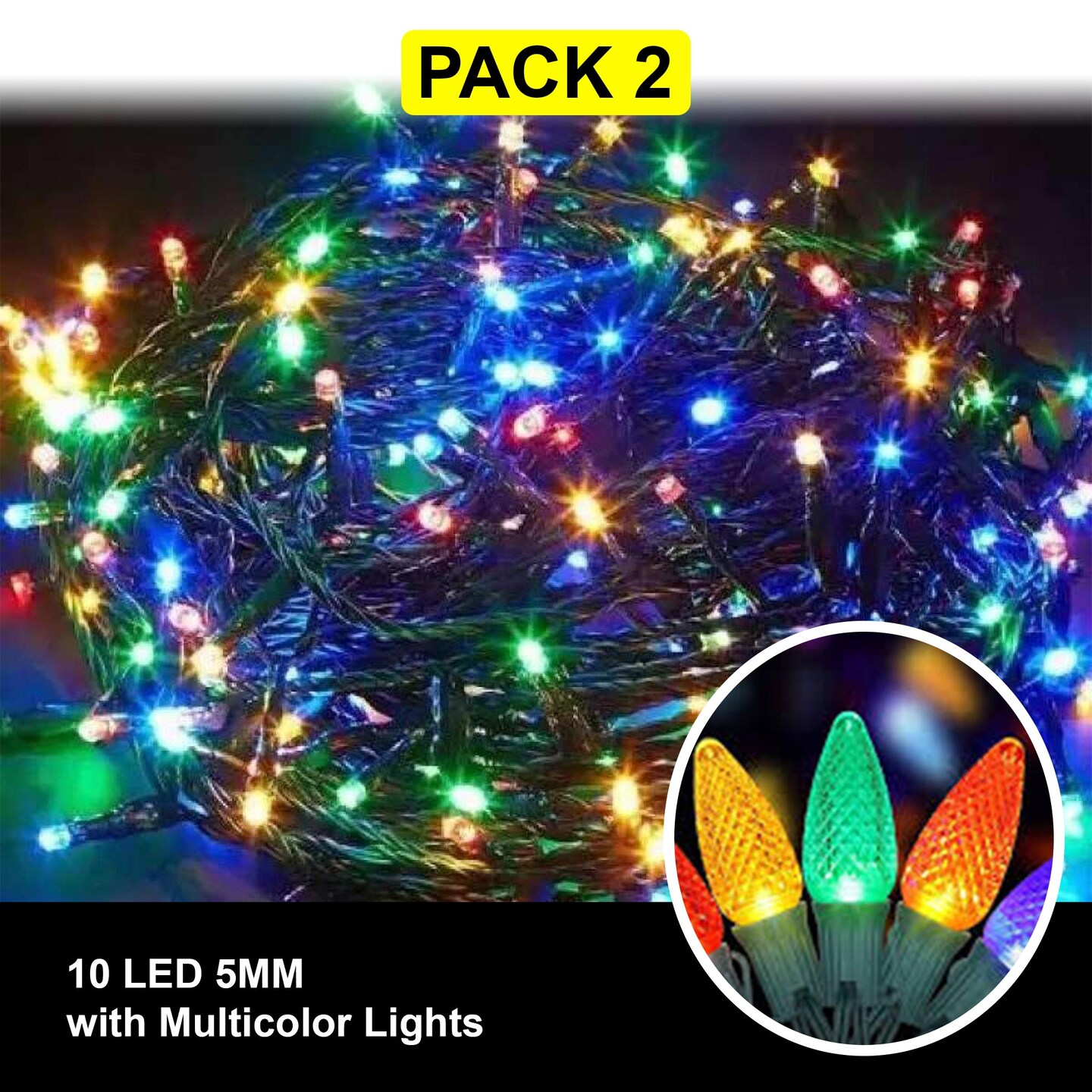 Christmas 100 LED Multicolor String Lights