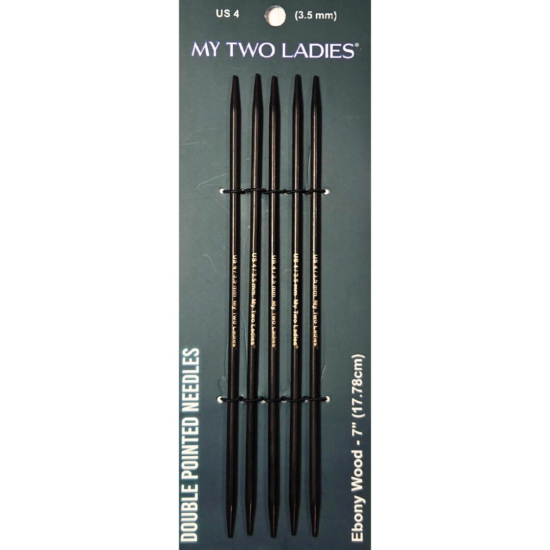 My Two Ladies | Infinity | Double Pointed Needles | Ebony | 11 Sizes