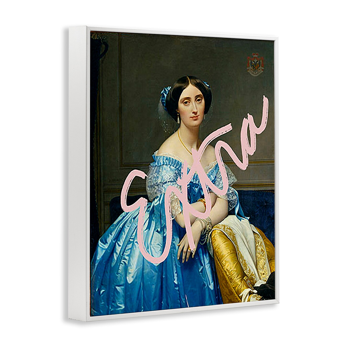 Stupell Industries Extra Classical Portrait Framed Giclee Wall Art Design by Ashley Singleton