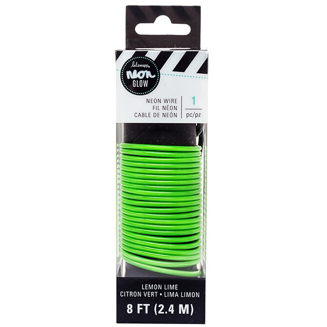 NEON LIGHTS - Heidi Swapp - WIRE - LIME - 8 FT 314212 by American Crafts