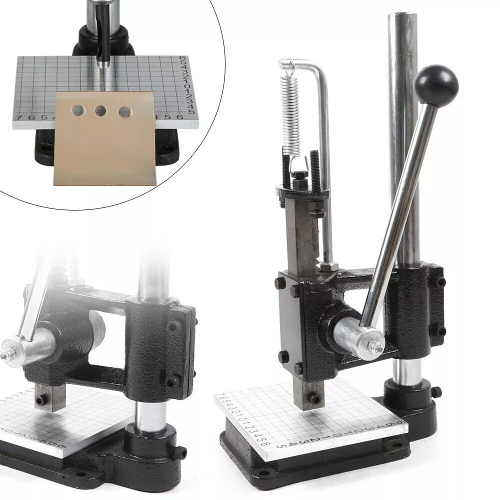 Leather Craft Imprinting Machine DIY Embossing Press Leather Stamp Punching Tool