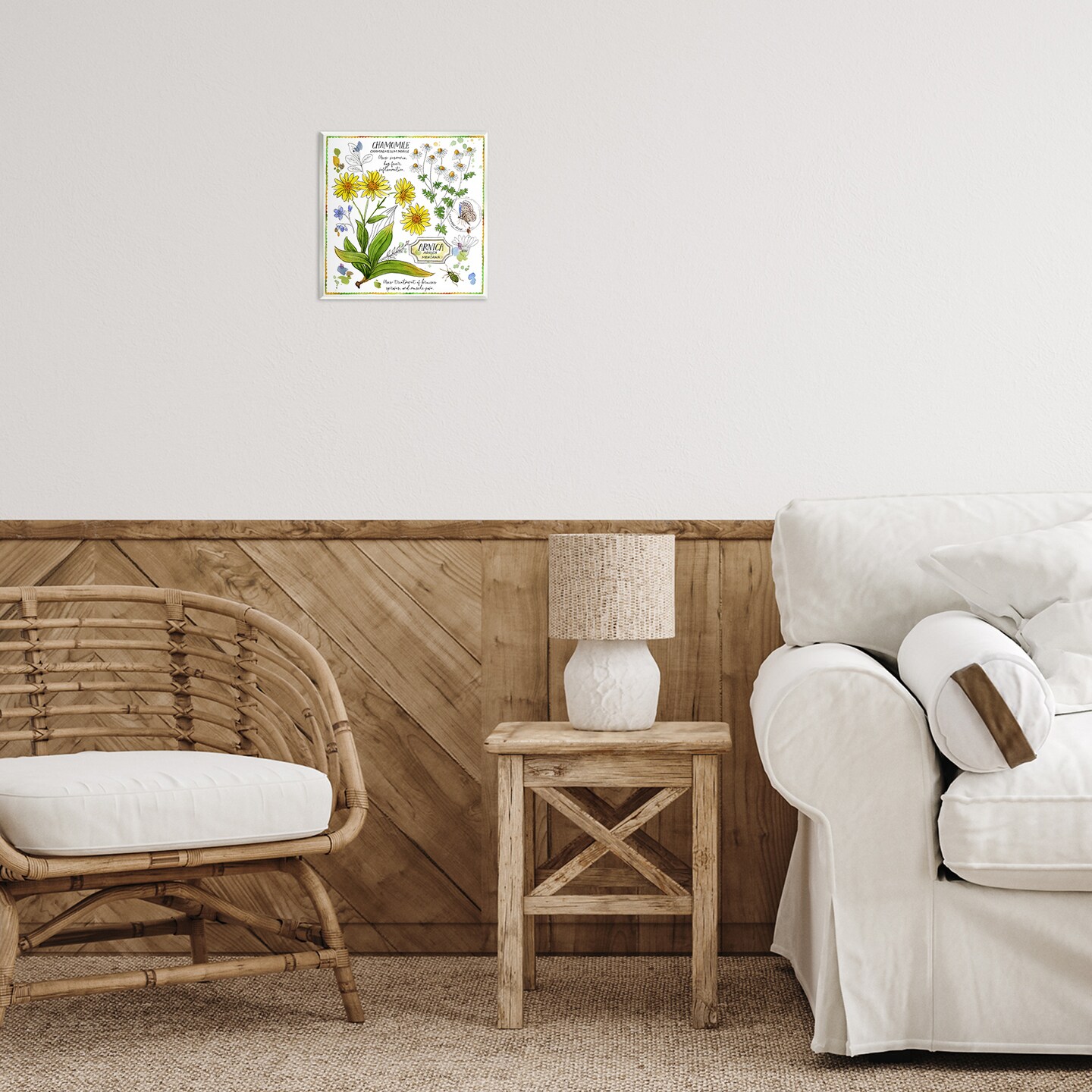 Stupell Industries Chamomile Herb Uses Wall Plaque Art Design by Jane Maday