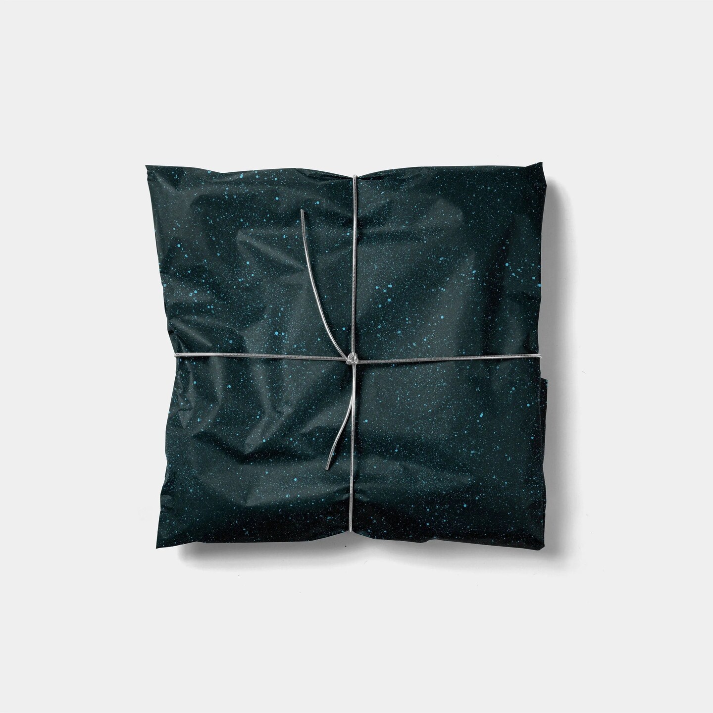Dark Teal Speckle Gift Wrap