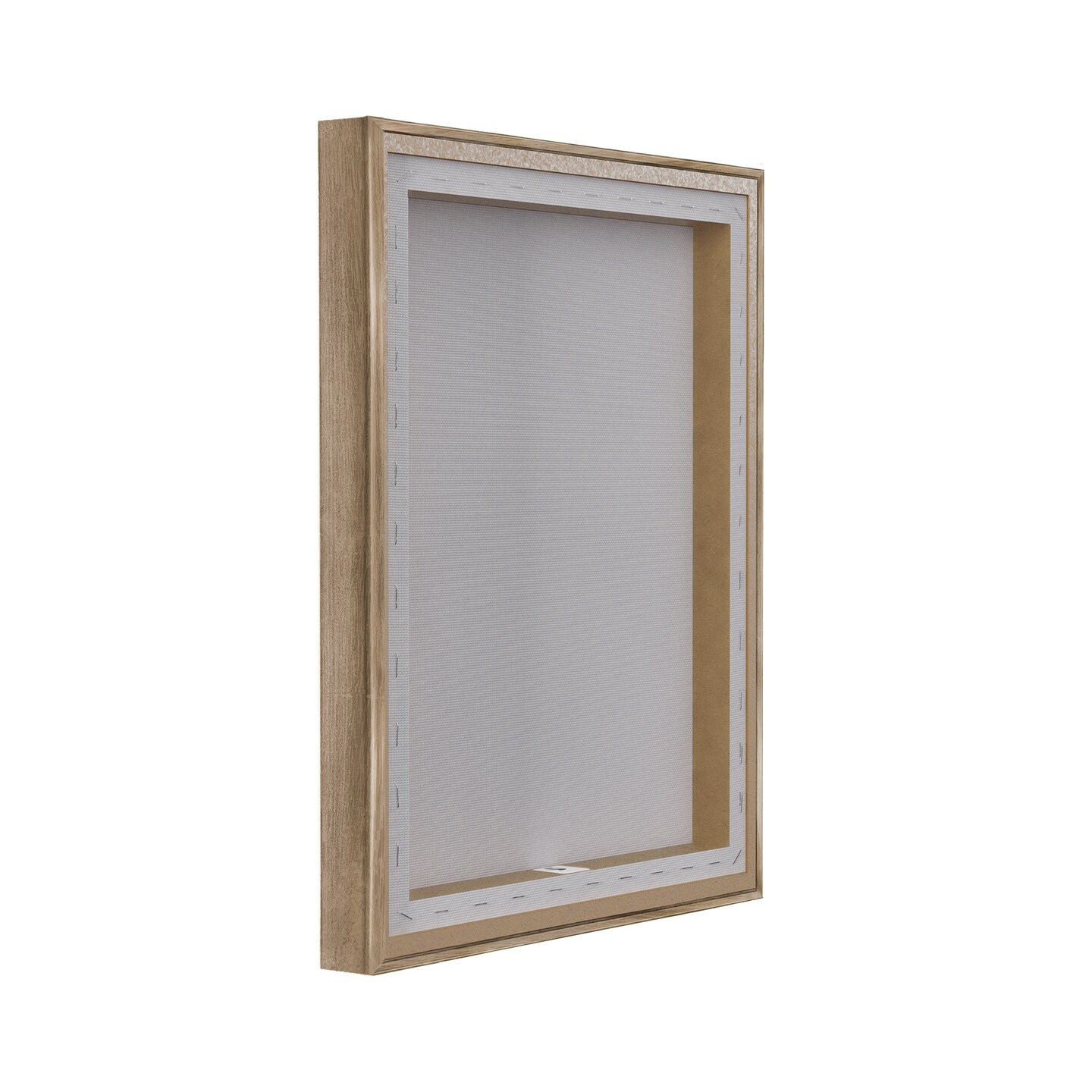 Stupell Industries Neutral Paint Streaks 2pc Floater Framed Canvas Wall Art Set Design by June Erica Vess 