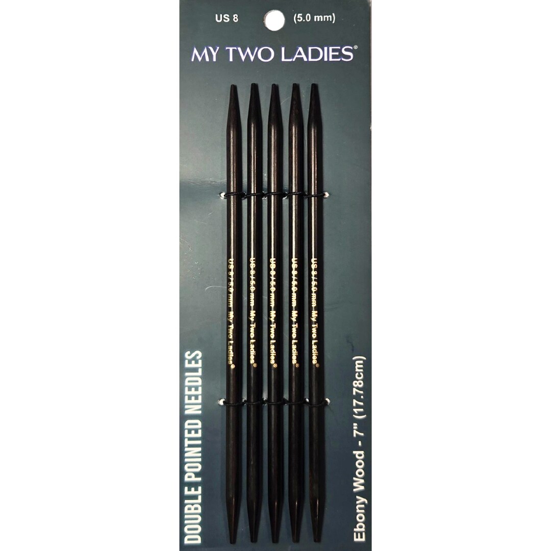 My Two Ladies | Infinity | Double Pointed Needles | Ebony | 11 Sizes