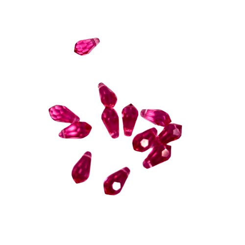 Swarovski Rose 11mm Teardrop Beads (12x) (S577)