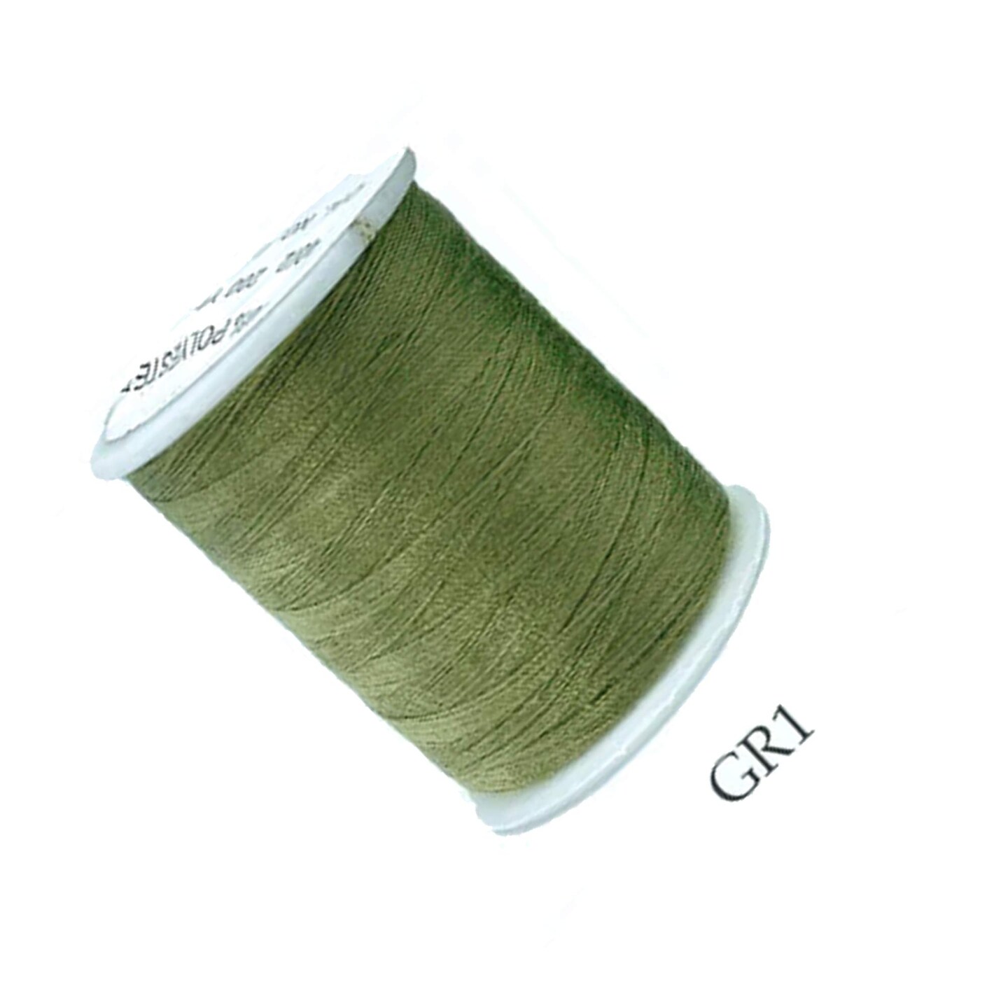 200 Yards Green Polyester Thread Small Spool for Sewing &#x26; Craft Projects
