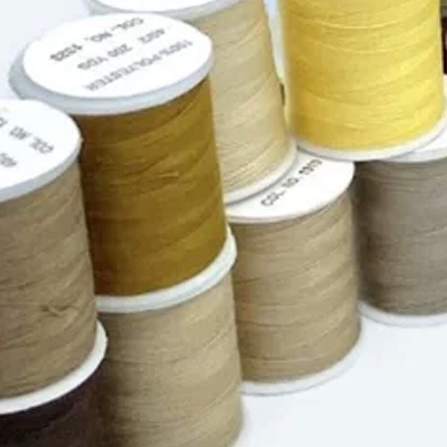200 Yards Small Spool Neutral Polyester Thread for Hand and Machine Sewing