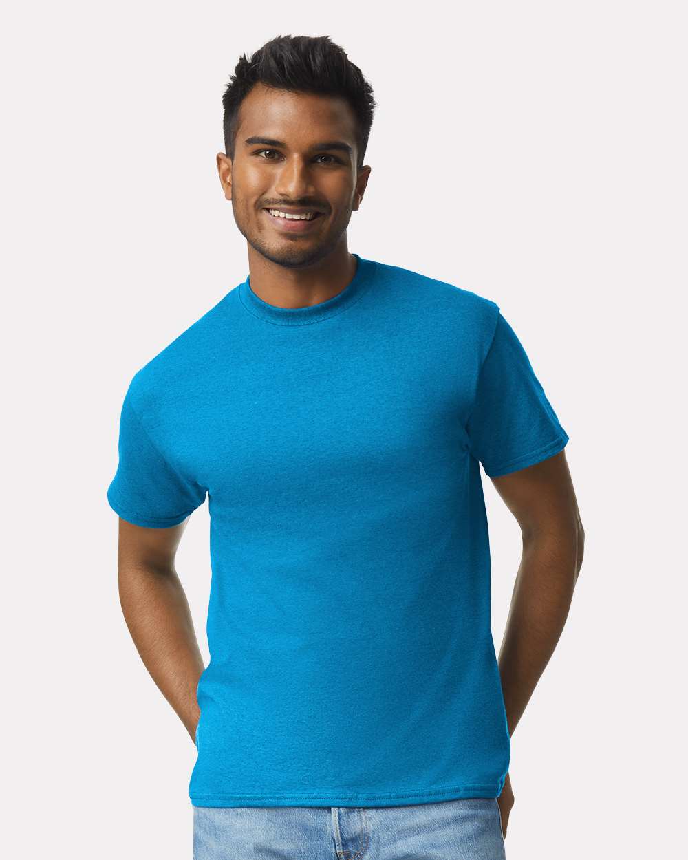 24 Pack: Crewneck Short Sleeve Ultra Cotton T-Shirt Bulk Blank Tees for Printing, Workwear & Events