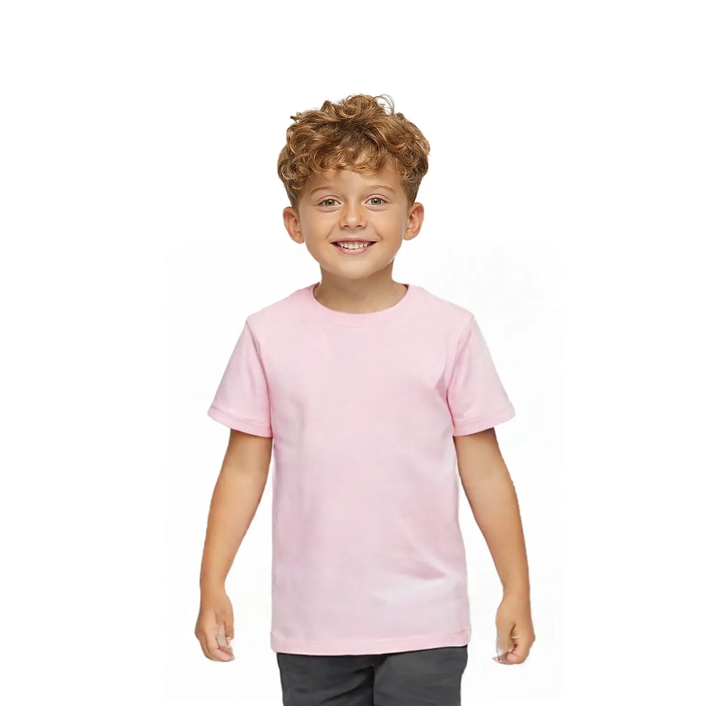 BELLA+CANVAS Toddler Short Sleeve Jersey Tee Soft Cotton Crew Neck Kids T-Shirt Everyday Wear