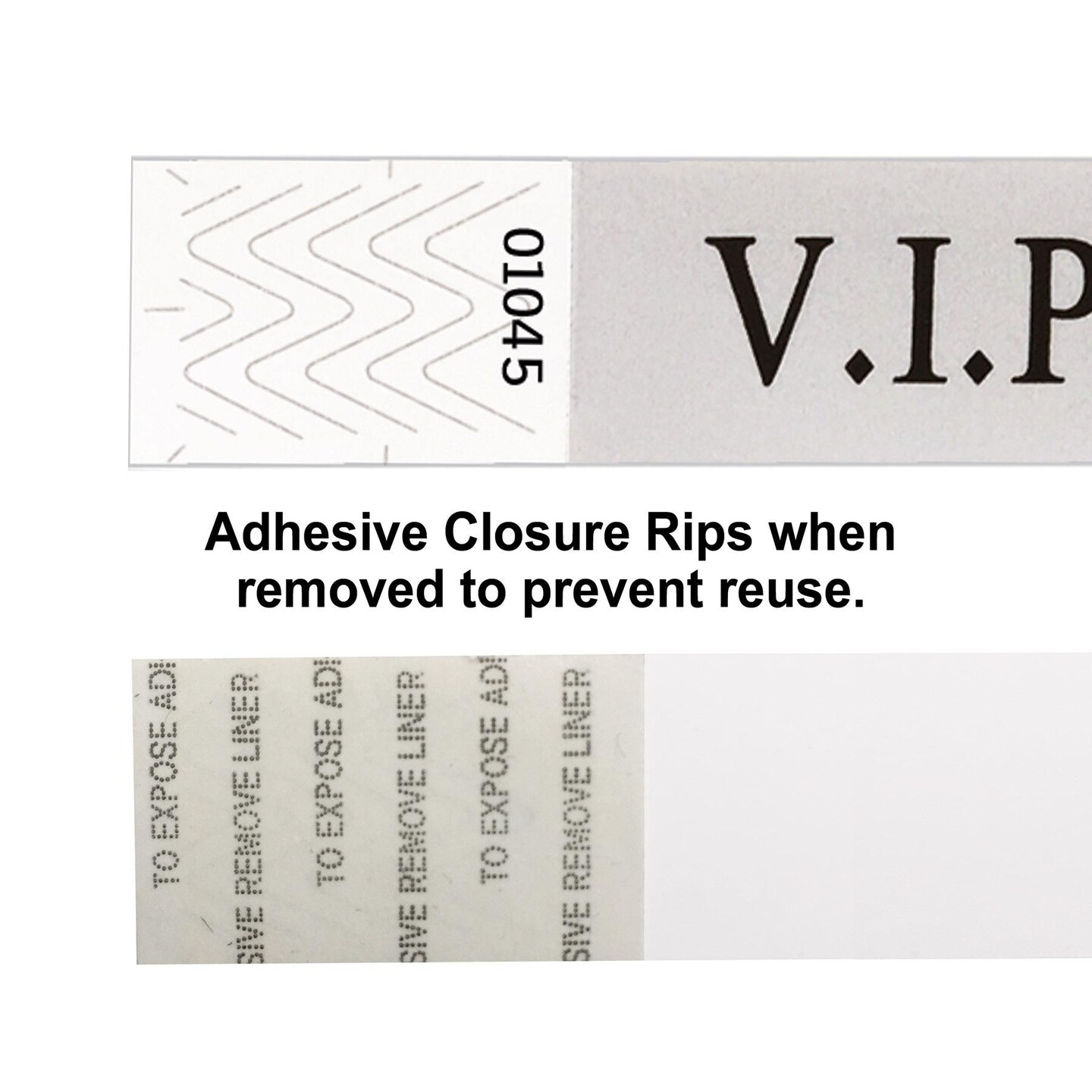 600 Pack Beistle Silver V.I.P. Party Wristbands