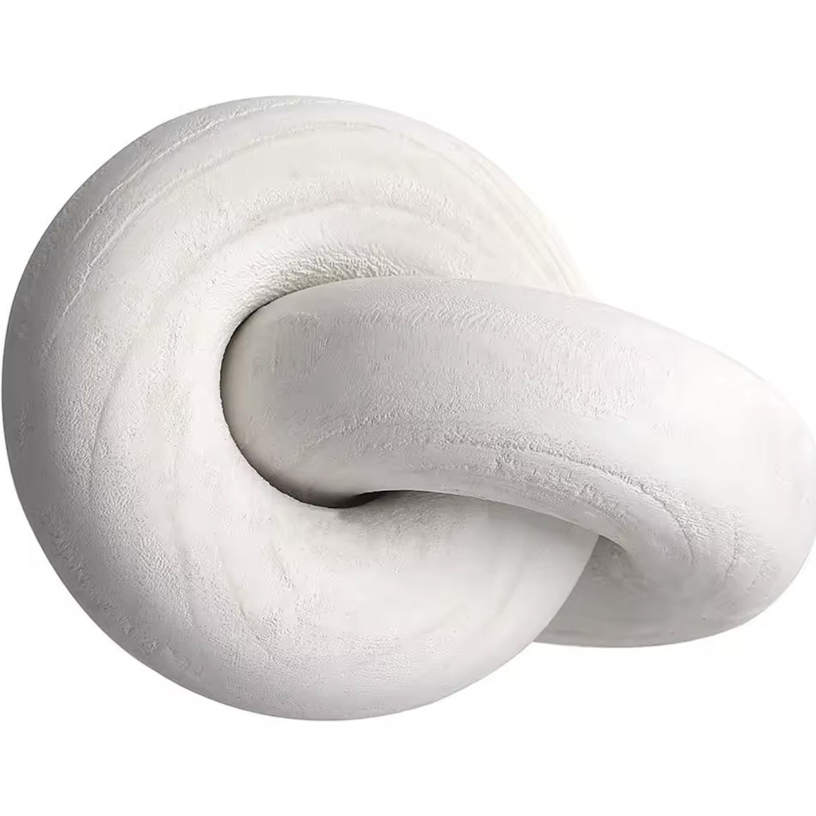 Coffee Table Decor Wood Knot Link Decoration Wooden Chain Link Knots for Book Shelf Living Room Decor