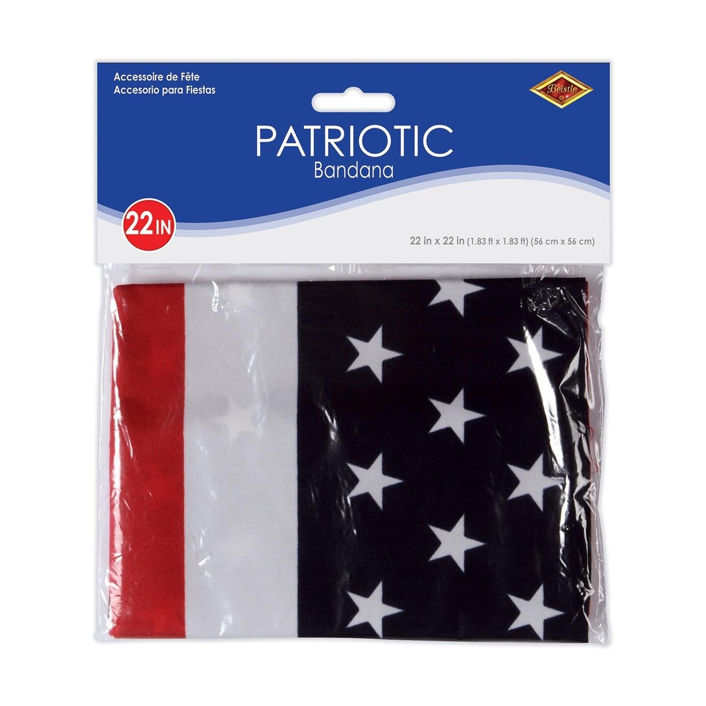 12 Pack Beistle Patriotic Bandana