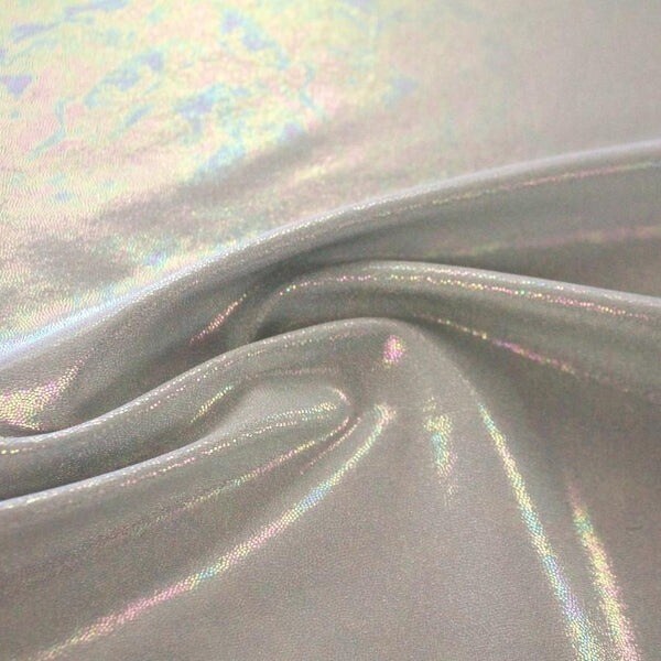 Prismatic Foiled Spandex Fabric 54&#x201D; Wide Nylon Spandex 4-Way Stretch for Costumes &#x26; Fashion
