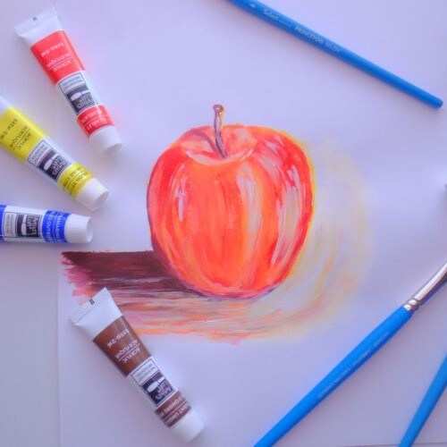 Art in August | Beginner Still Life Painting in Acrylics