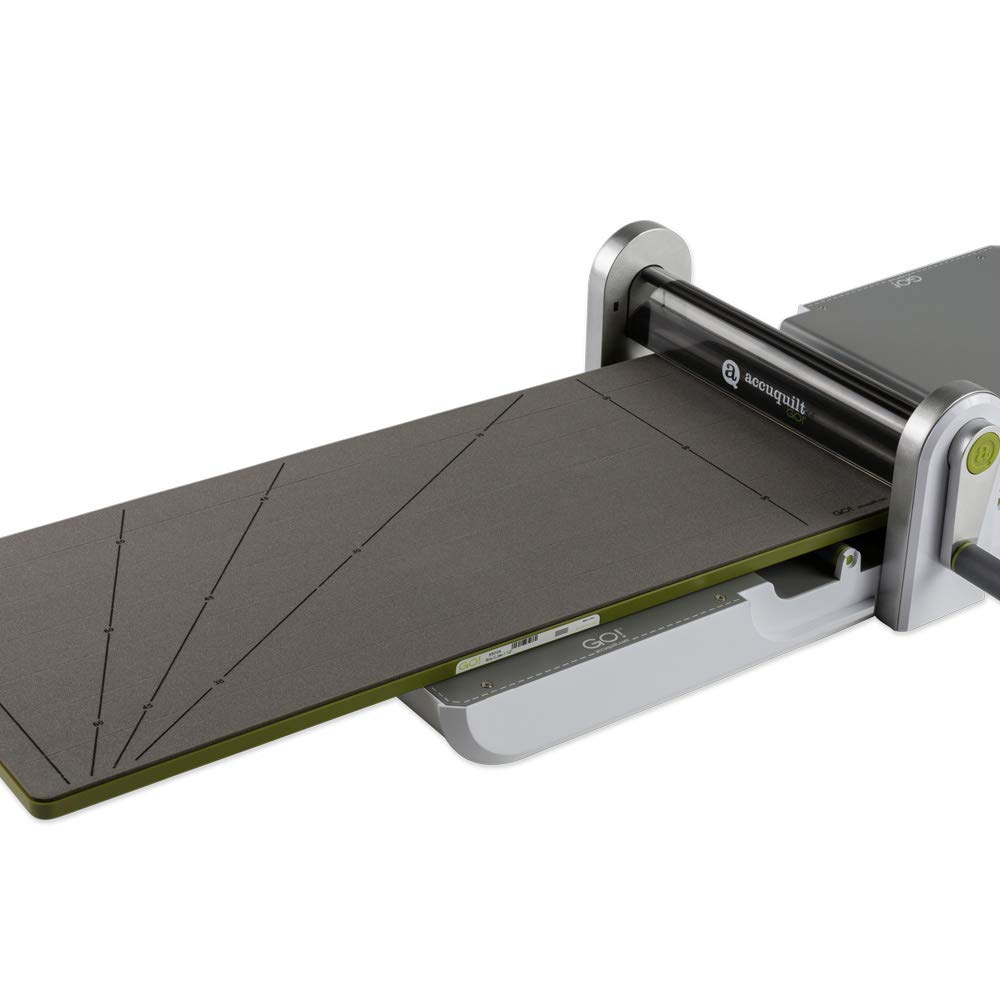 AccuQuilt GO! Strip Cutter 1 1/2" (1" Finished) Quilt Die – 5 Strip Fabric Cutting Die, Requires 10" x 24" Cutting Mat