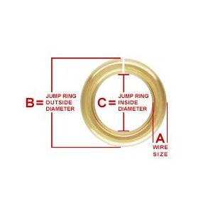 JewelrySupply Jump Ring - Round Open 4mm 1/20 14K Gold Filled(Package of 4)