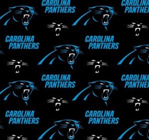 Licensed NFL Carolina Panthers Cotton 6401D Fabric by the Yard