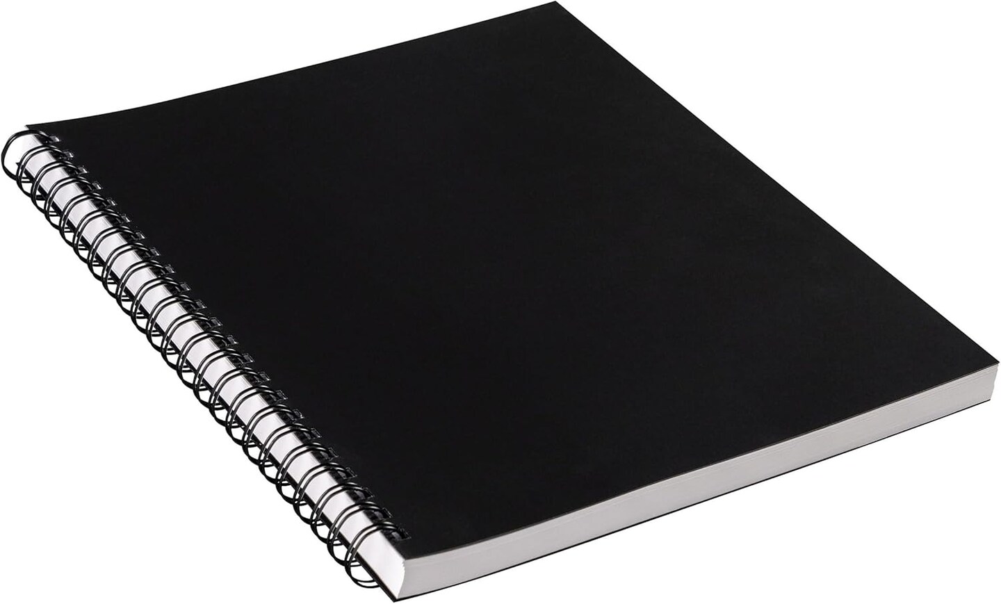 Poly Cover Sketch Book, Heavyweight, 9" x 12", Black, 75 Sheets