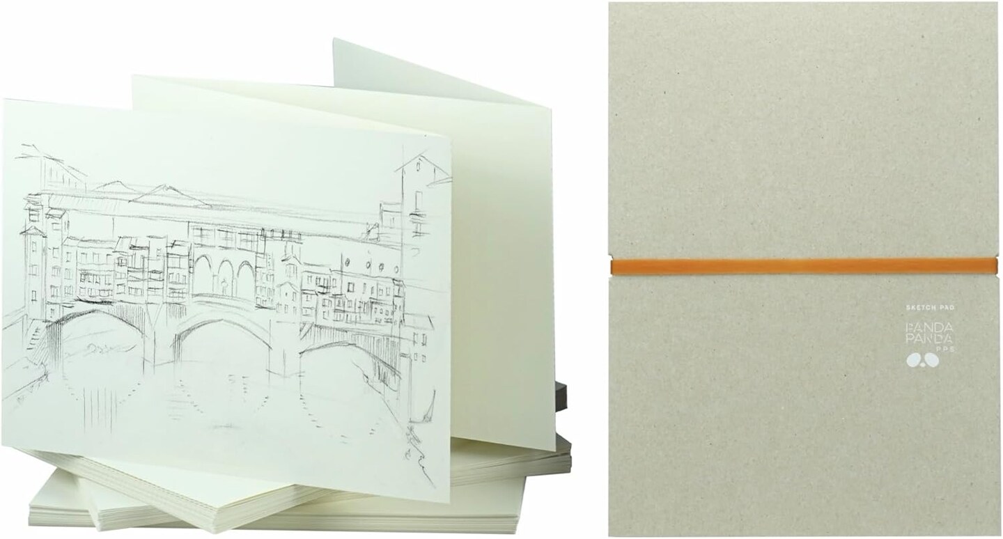 Sketchbook 200 Sheets 157gsm/108lb 8.5&#x22;x11.5&#x22;