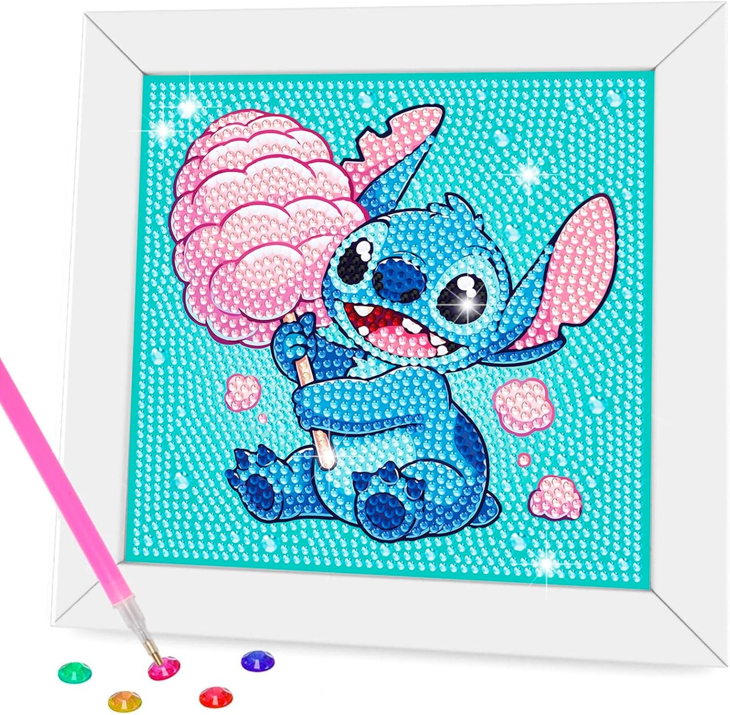 Diamond Art Kits for Kids - Crafts for Girls 8-12 - Diamond Art Painting with Wooden Frame