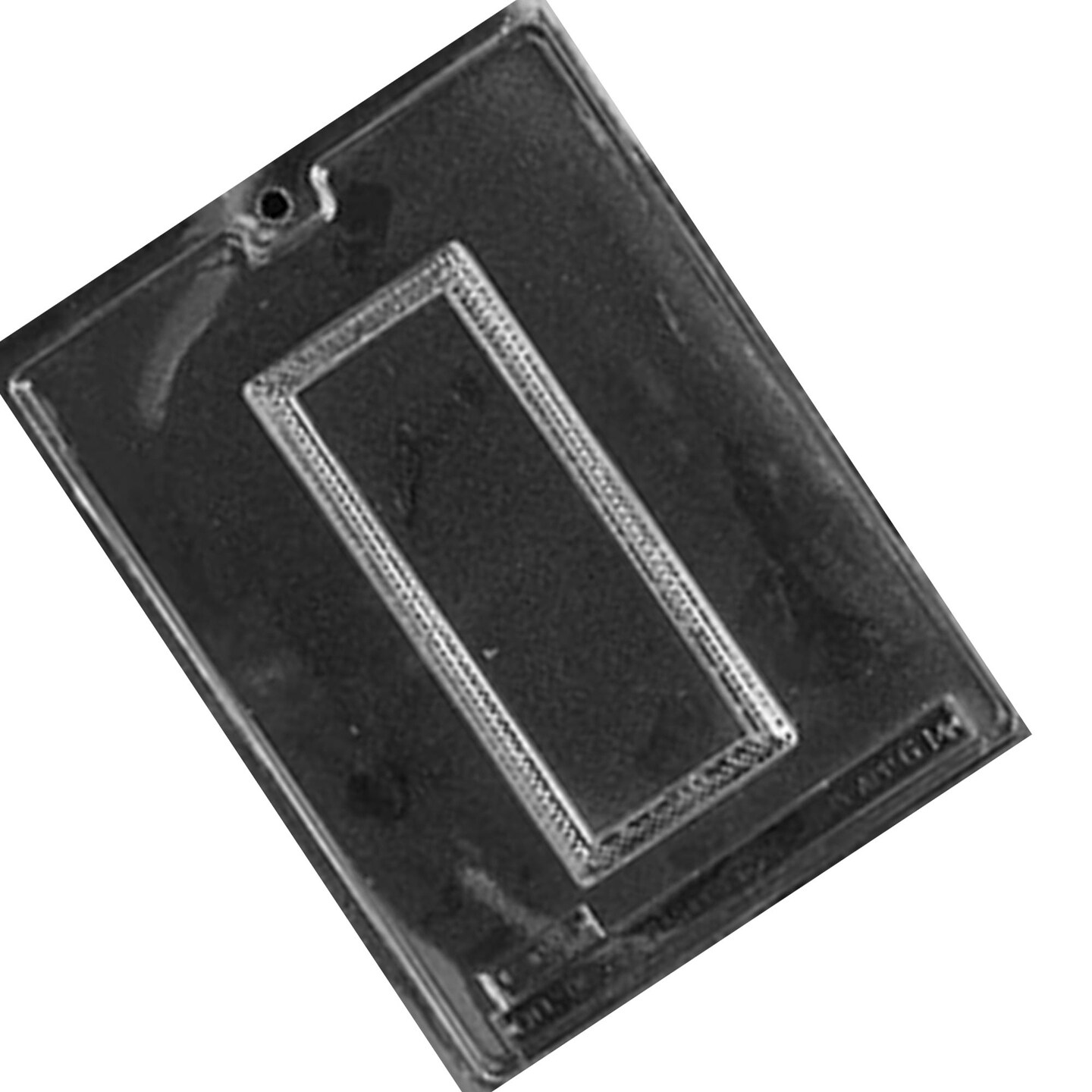 Plain Greeting Card Chocolate Mold for Custom Messages