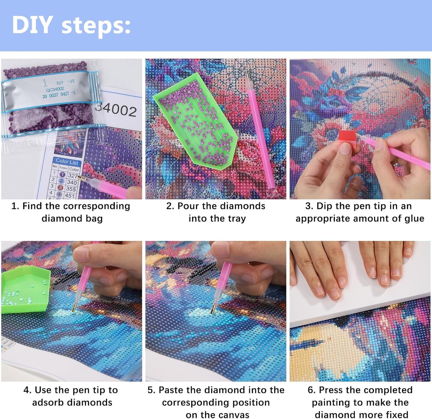 Flamingo Diamond Painting Kits for Adults 11.8 x 15.7 Inch DIY 5D Full Drill Diamond Art Kits