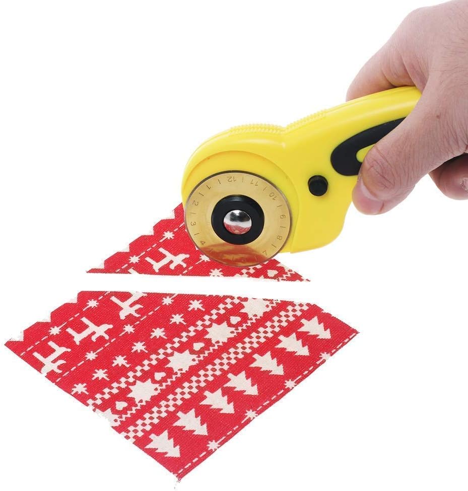 Titanium Coated Rotary Cutter Blades 45mm 10 Pack Replacement Blades Quilting Scrapbooking Sewing Arts Crafts,Sharp and Durable